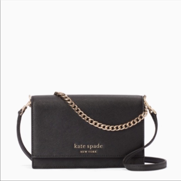 Kate Spade Black Cameron Crossbody Convertible Bag - Picture 2 of 9